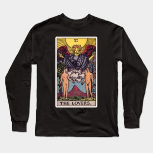 VI. The Lovers Tarot Card Long Sleeve T-Shirt